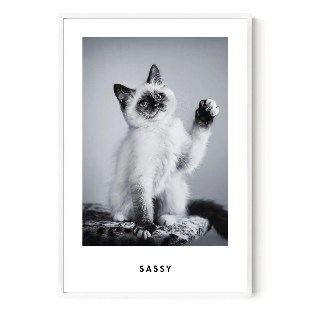 Monochrome Custom Pet Portrait Artelo