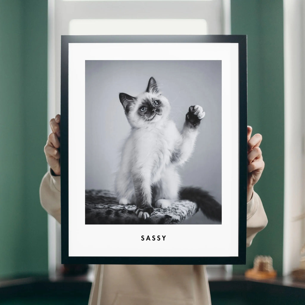 Monochrome Custom Pet Portrait Artelo