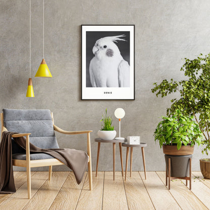 Monochrome Custom Pet Portrait