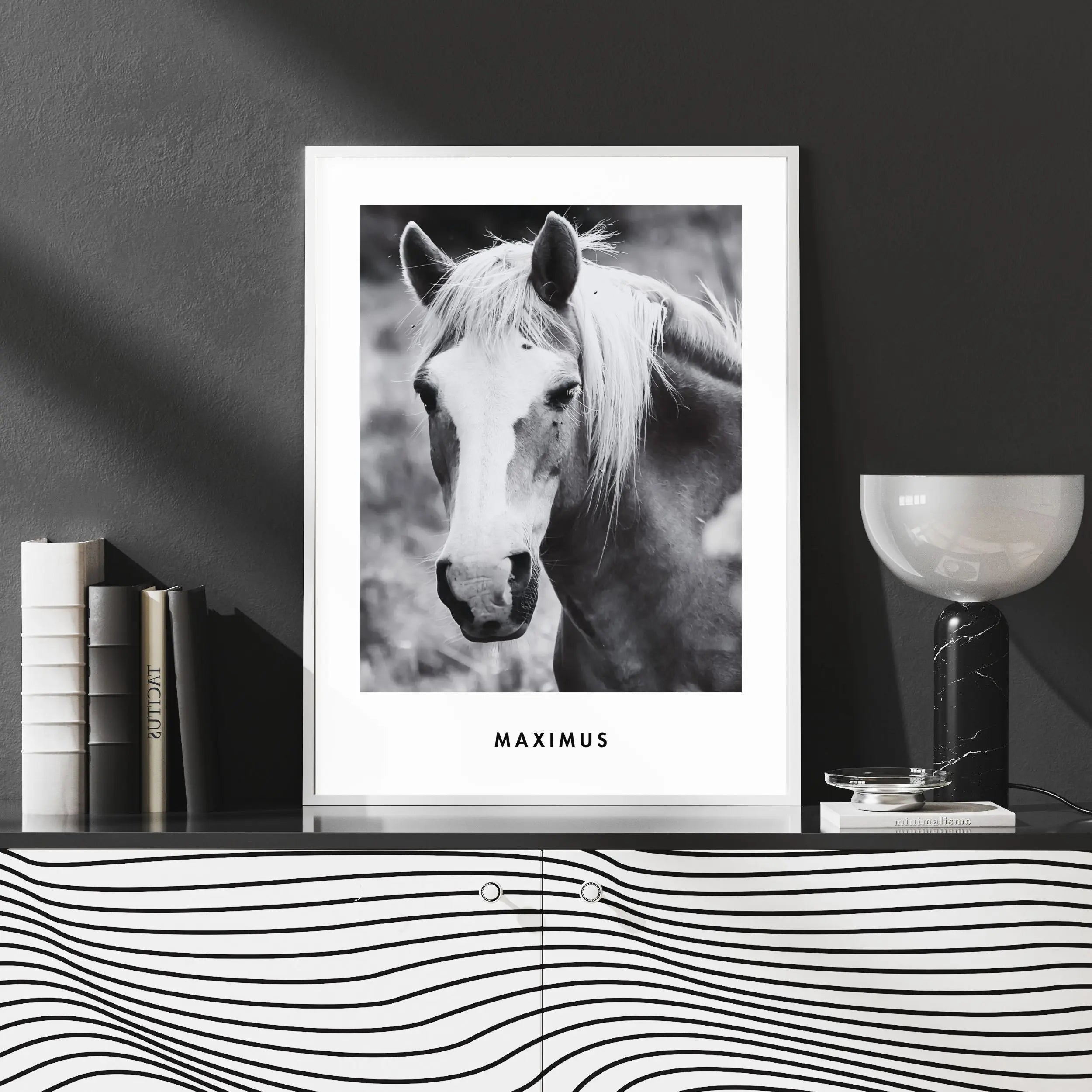 Monochrome Custom Pet Portrait Artelo
