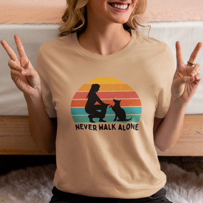 Never Walk Alone Dog Tee