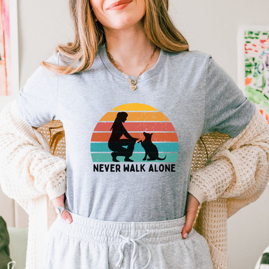 Never Walk Alone Dog Tee