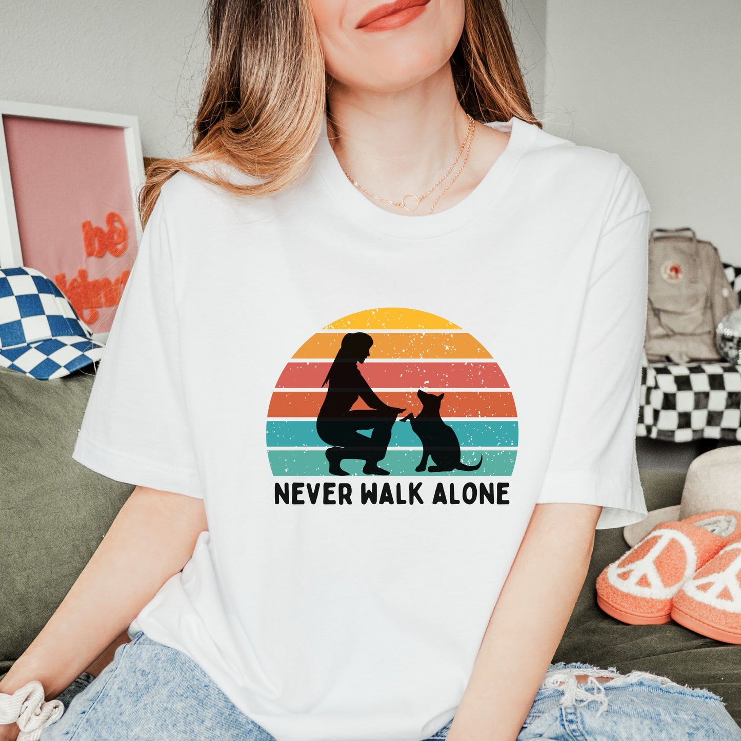 Never Walk Alone Dog Tee