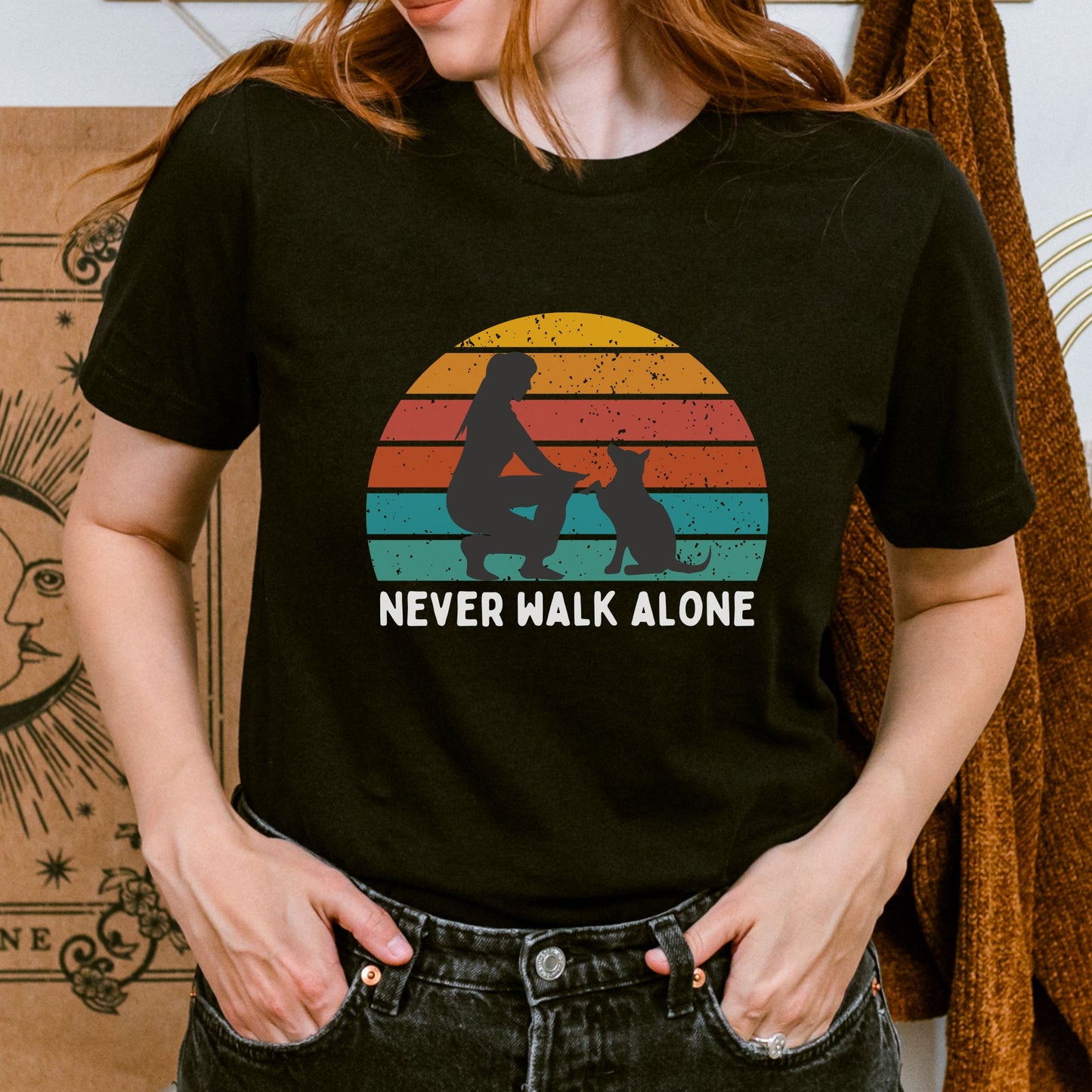 Never Walk Alone Dog Tee