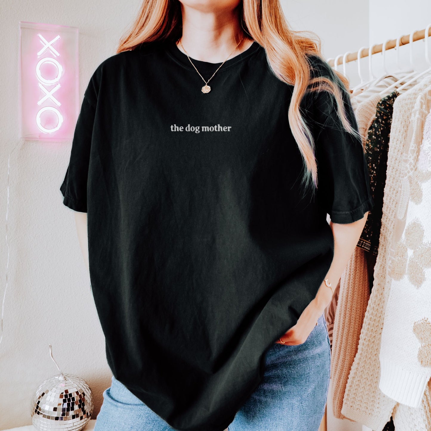 The Dog Mother Embroidered Tee