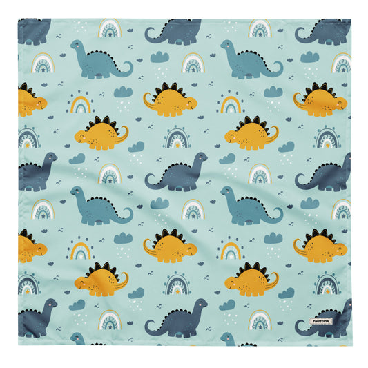 Boho Dinosaurs Dog Bandana