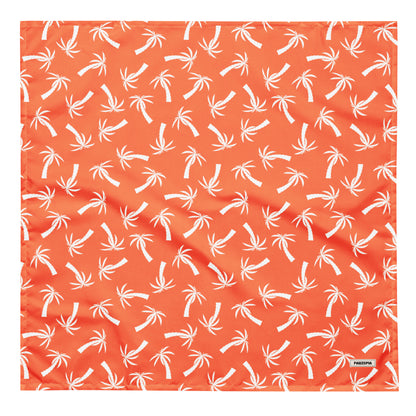 Orange Palm Tree Dog Bandana