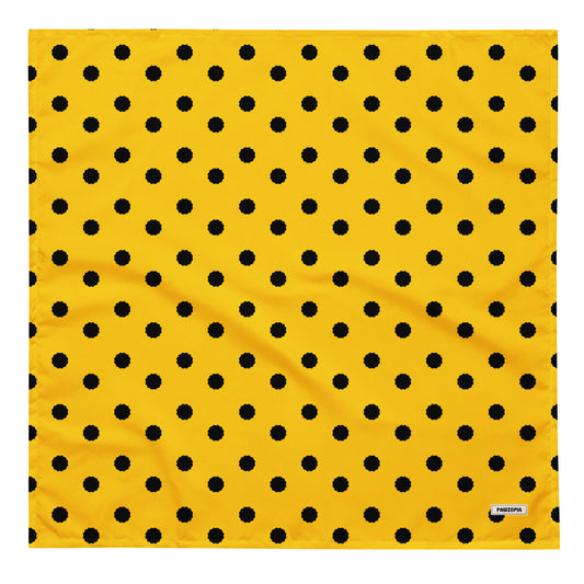 Bumblebee Dots Dog Bandana