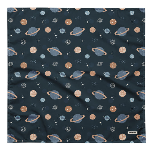 Midnight Planets Dog Bandana