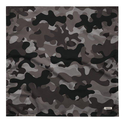 Black and Gray Camo Dog Bandana