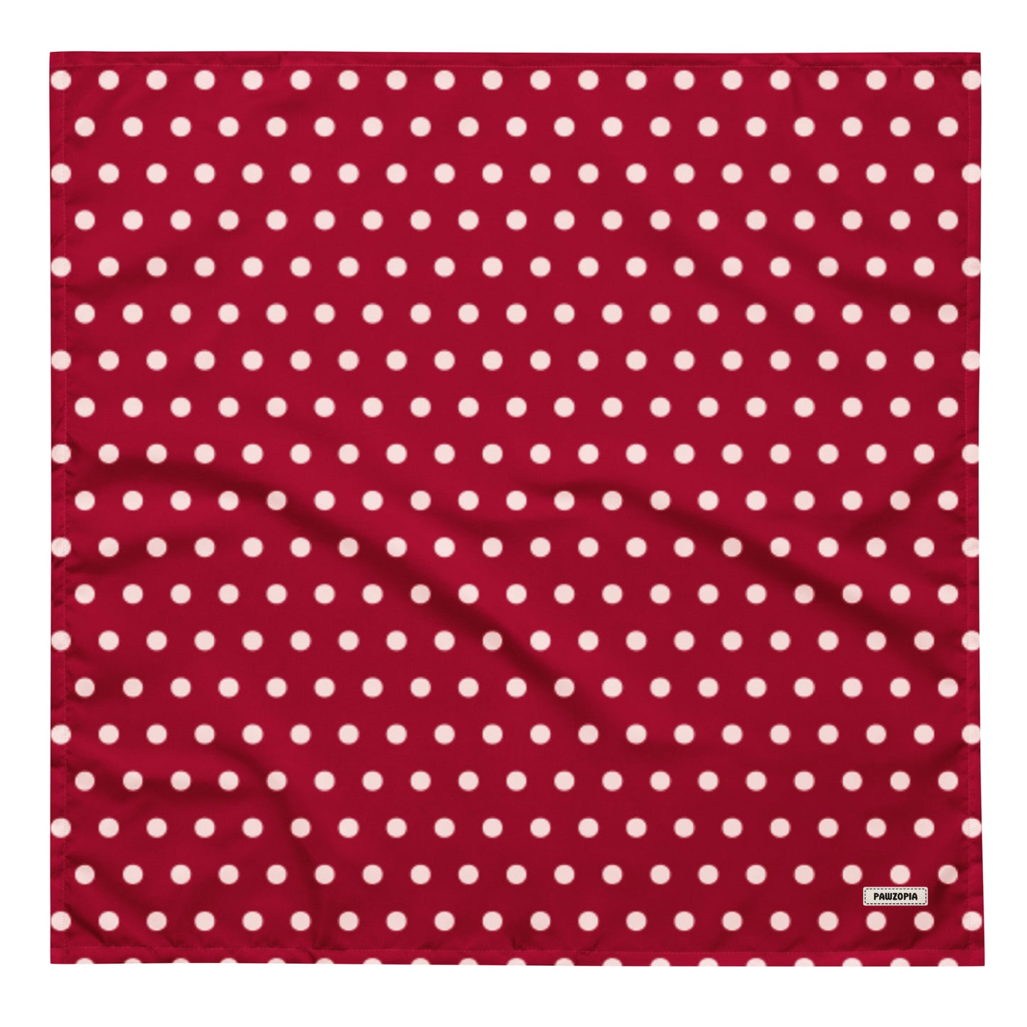 Red Polka Dog Bandana