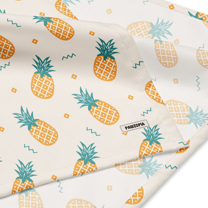 Tropical Pineapple Dog Bandana