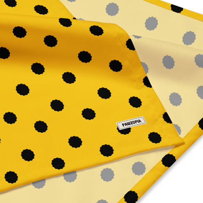 Bumblebee Dots Dog Bandana