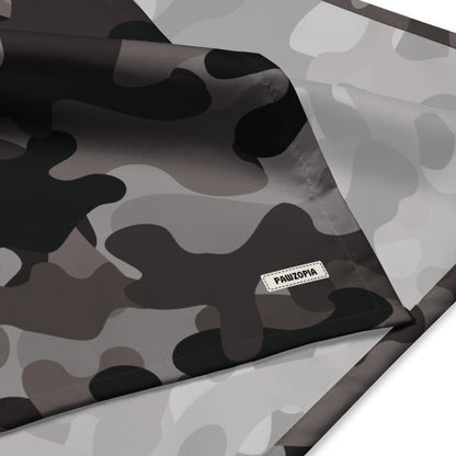 Black and Gray Camo Dog Bandana