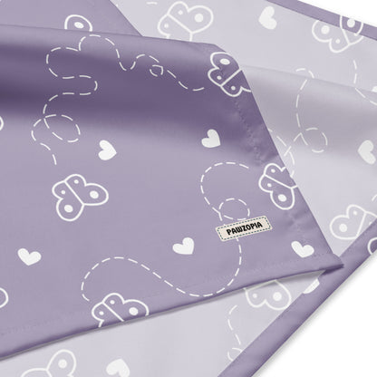 Butterfly Heart Dog Bandana