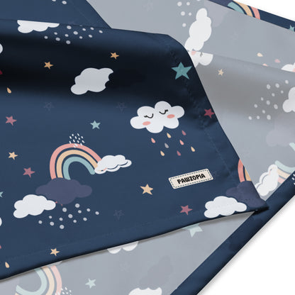 Night Rainbows Dog Bandana