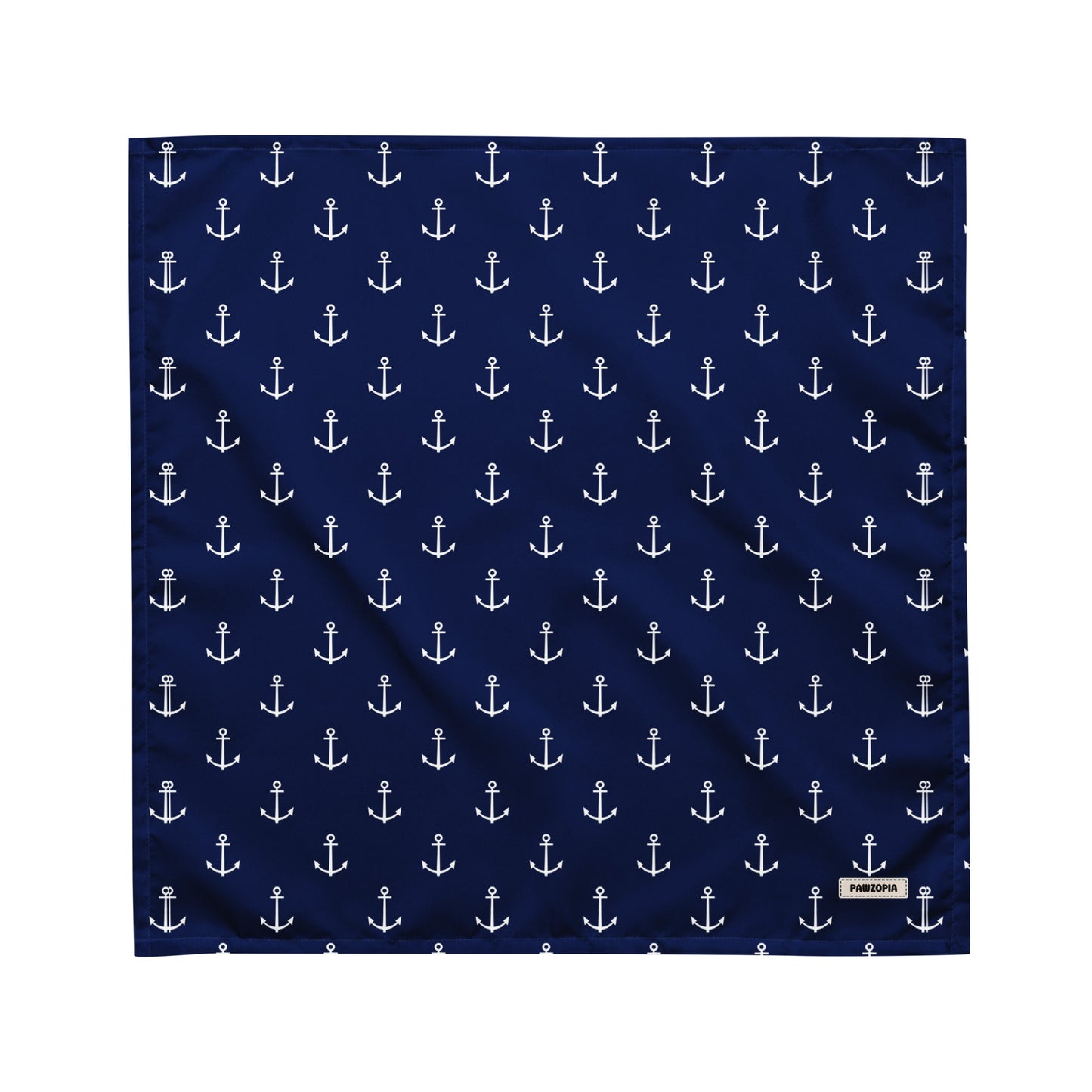 Blue Anchor Dog Bandana