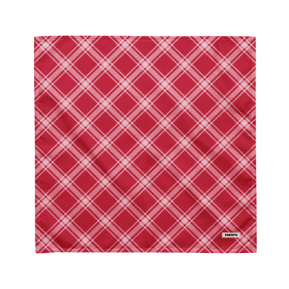 Red Plaid Dog Bandana