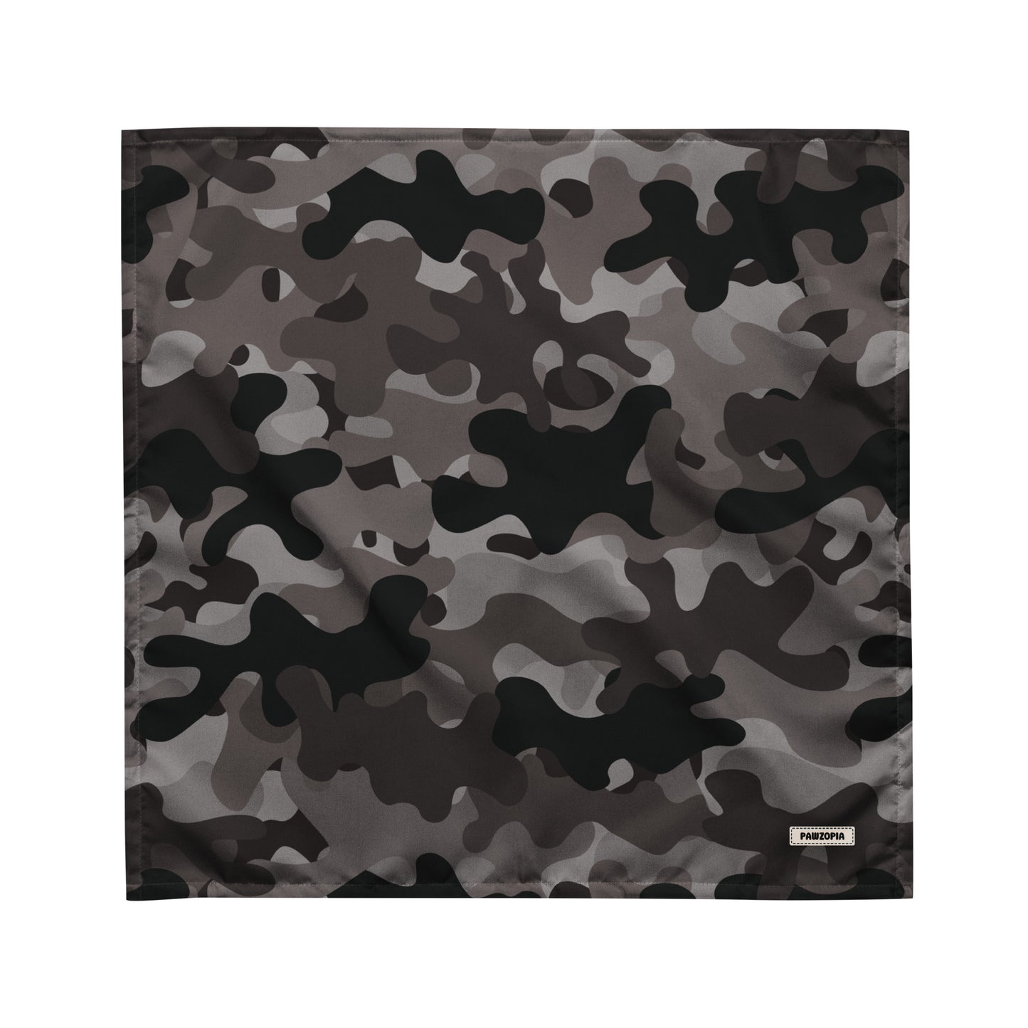 Black and Gray Camo Dog Bandana