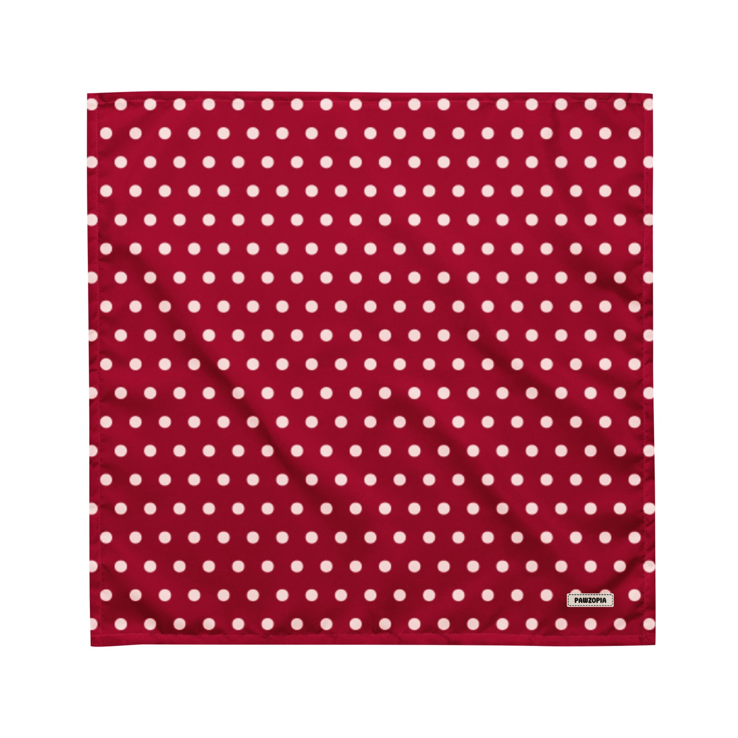 Red Polka Dog Bandana