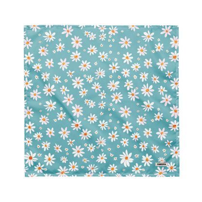 Blue Daisy Dog Bandana