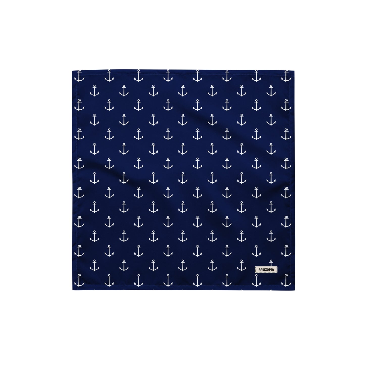 Blue Anchor Dog Bandana