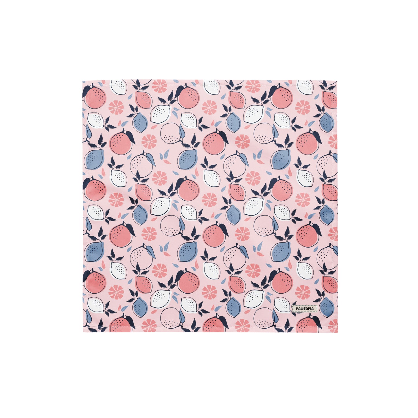 Refreshing Pink Limes Dog Bandana