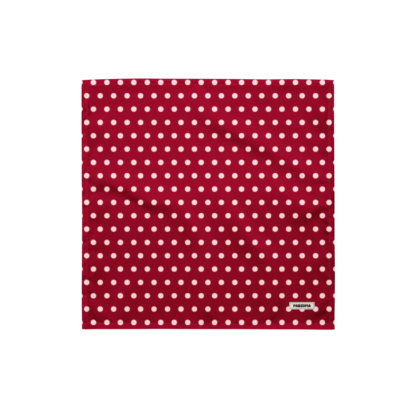 Red Polka Dog Bandana