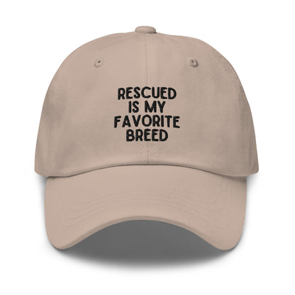 Rescued is My Favorite Breed Hat