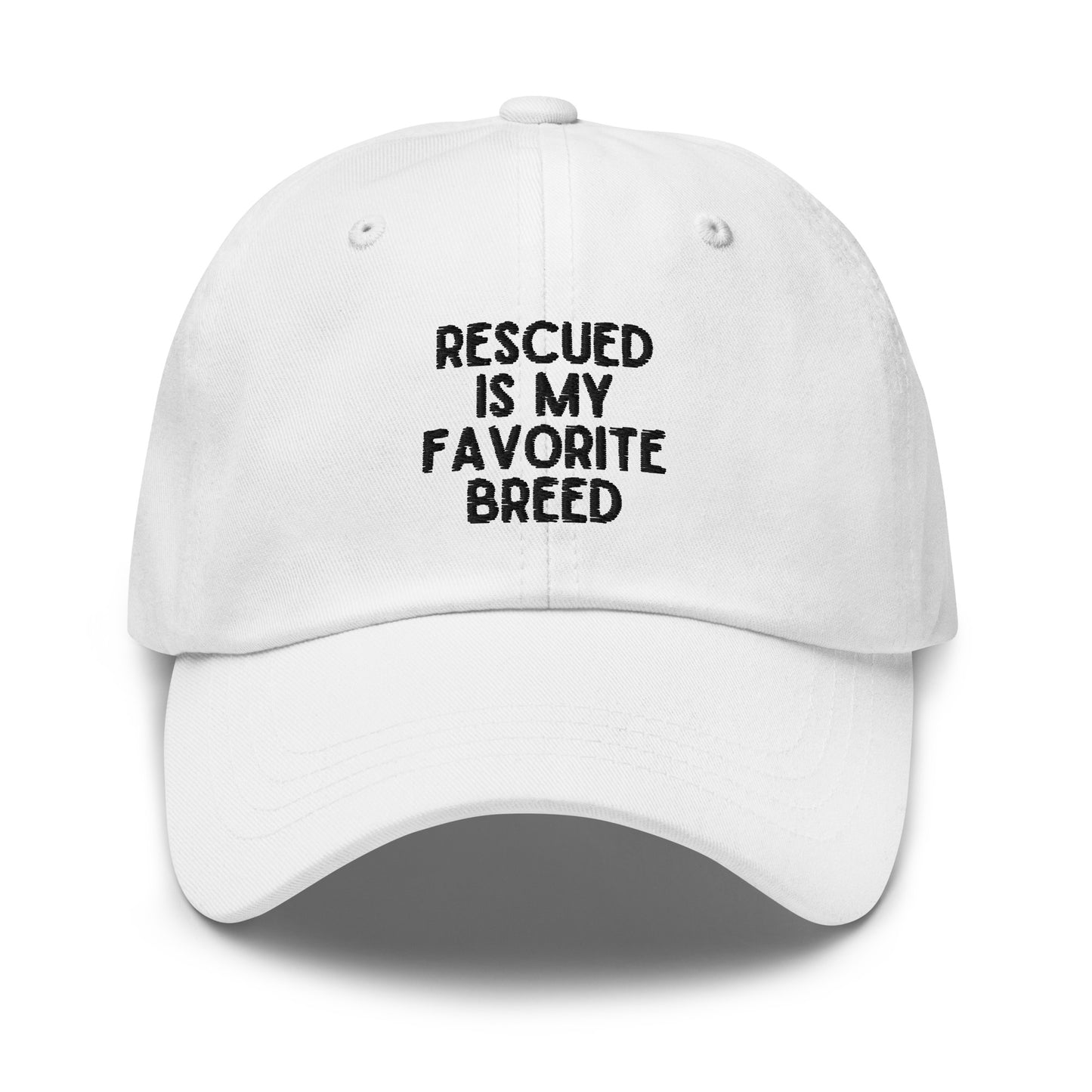 Rescued is My Favorite Breed Hat