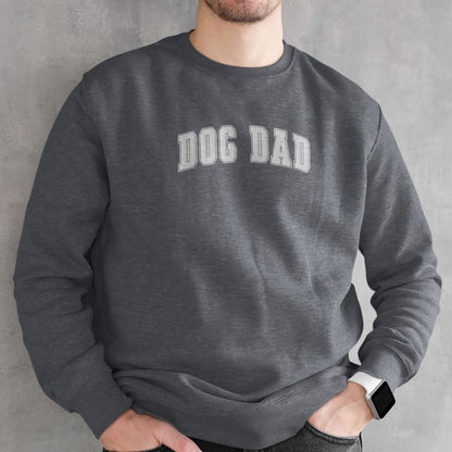 Dog Dad Embroidered Sweatshirt