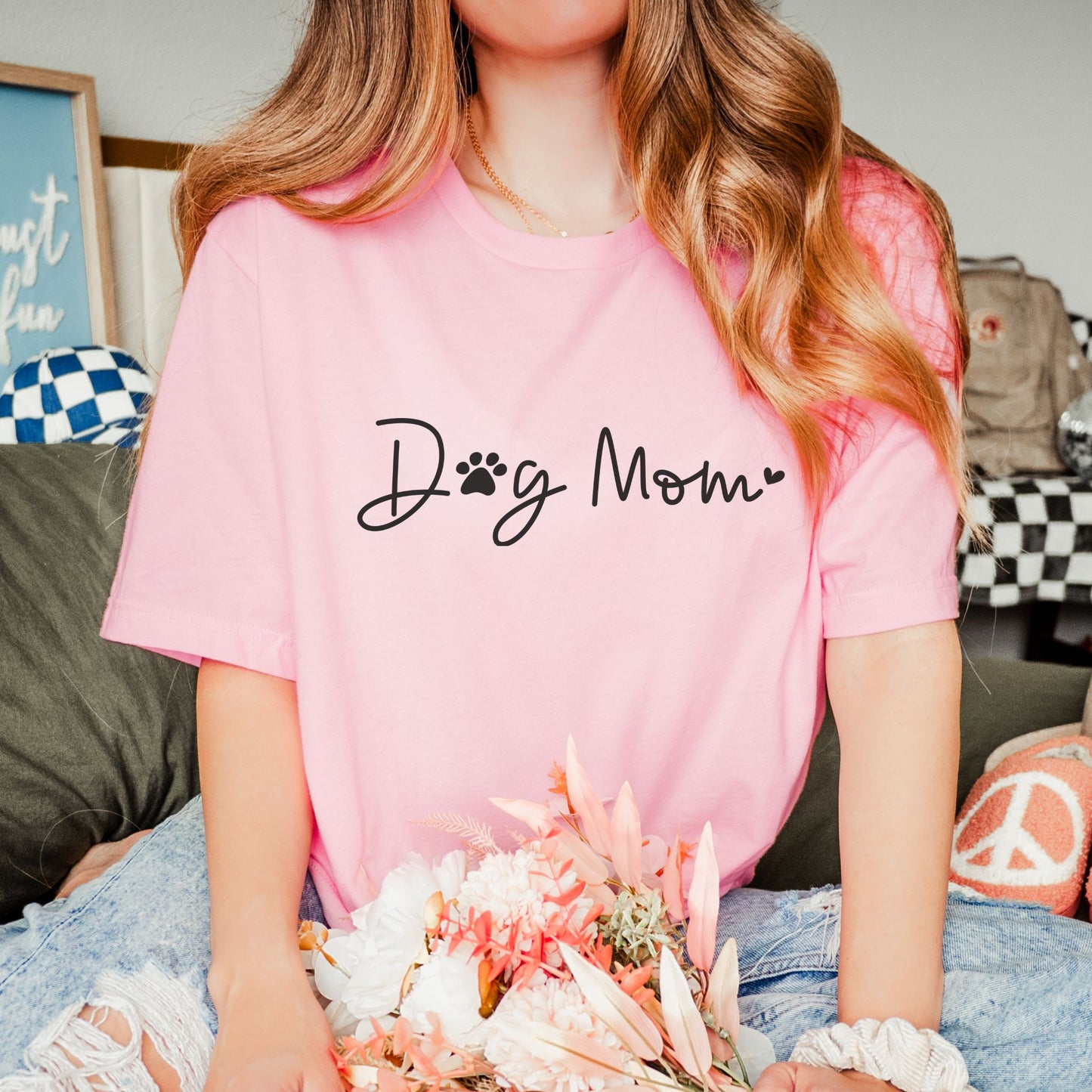 Dog Mom Heart Tee