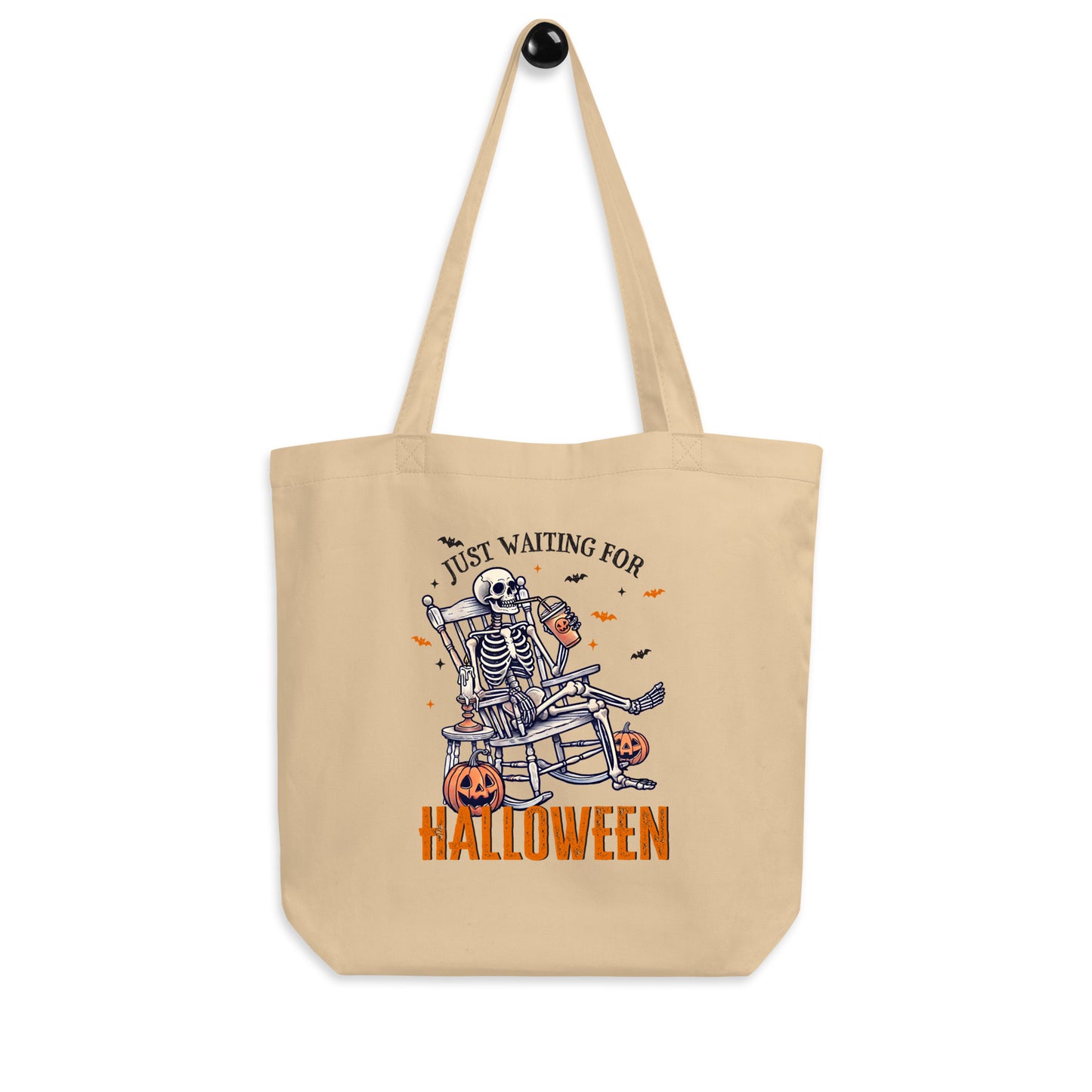 Waiting for Halloween Skeleton Tote