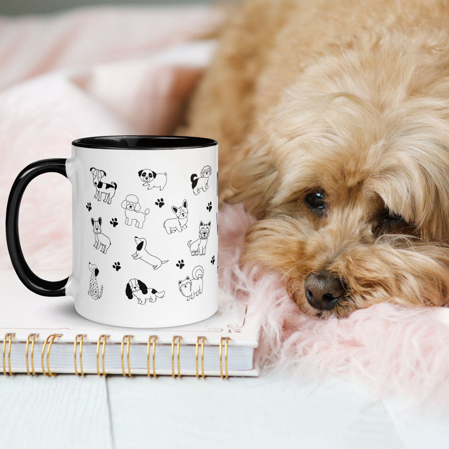 Never Walk Alone Dog Doodle Mug