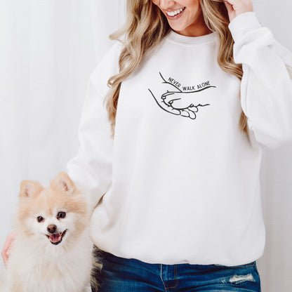 Paw & Parent Love Embroidered Sweatshirt