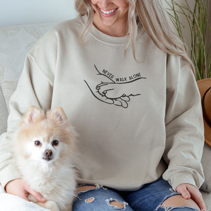 Paw & Parent Love Embroidered Sweatshirt