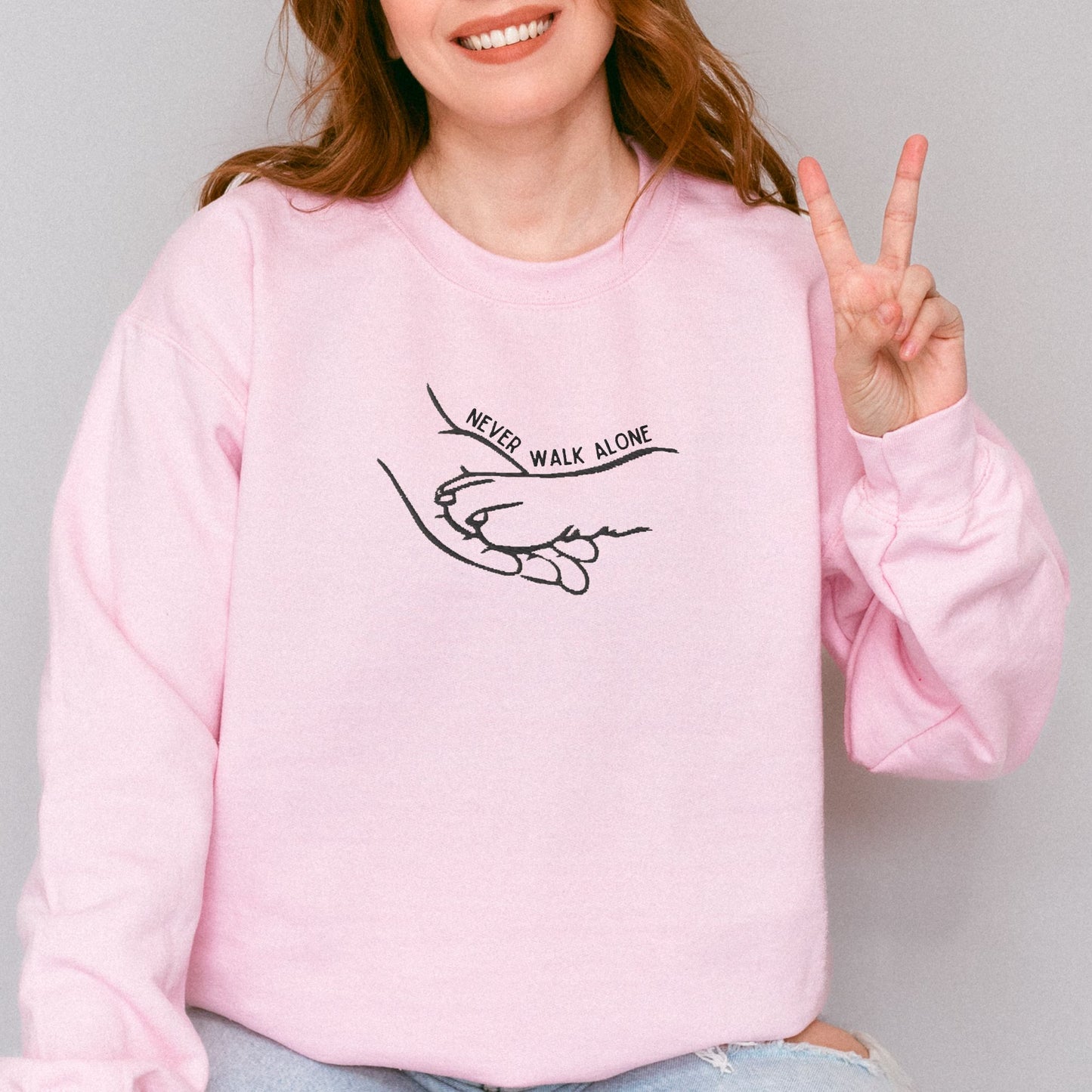 Paw & Parent Love Embroidered Sweatshirt