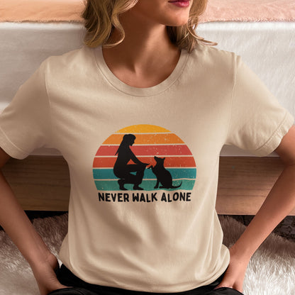 Never Walk Alone Dog Tee