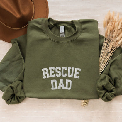 Rescue Dad Embroidered Sweatshirt