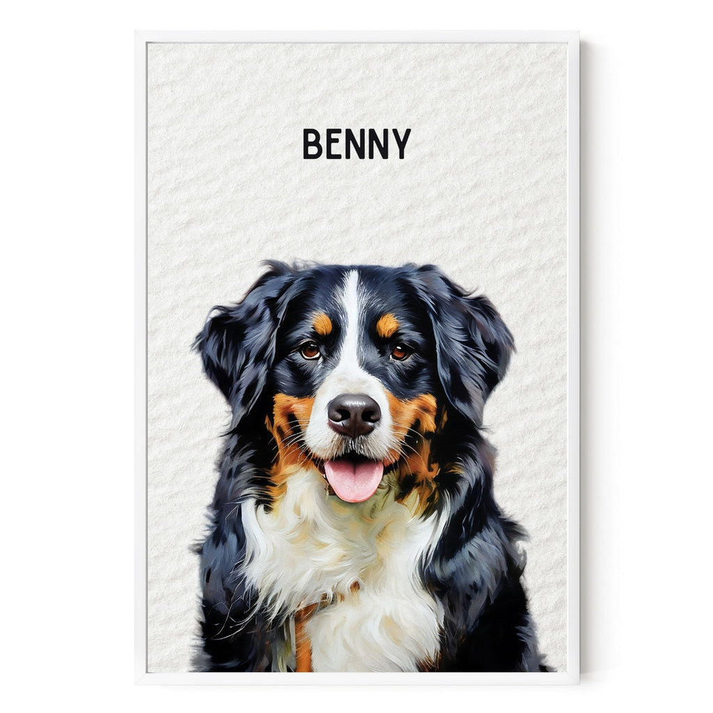 Modern Custom Pet Portrait - Texture Limited Edition Artelo