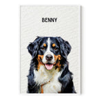 Modern Custom Pet Portrait - Texture Limited Edition Artelo