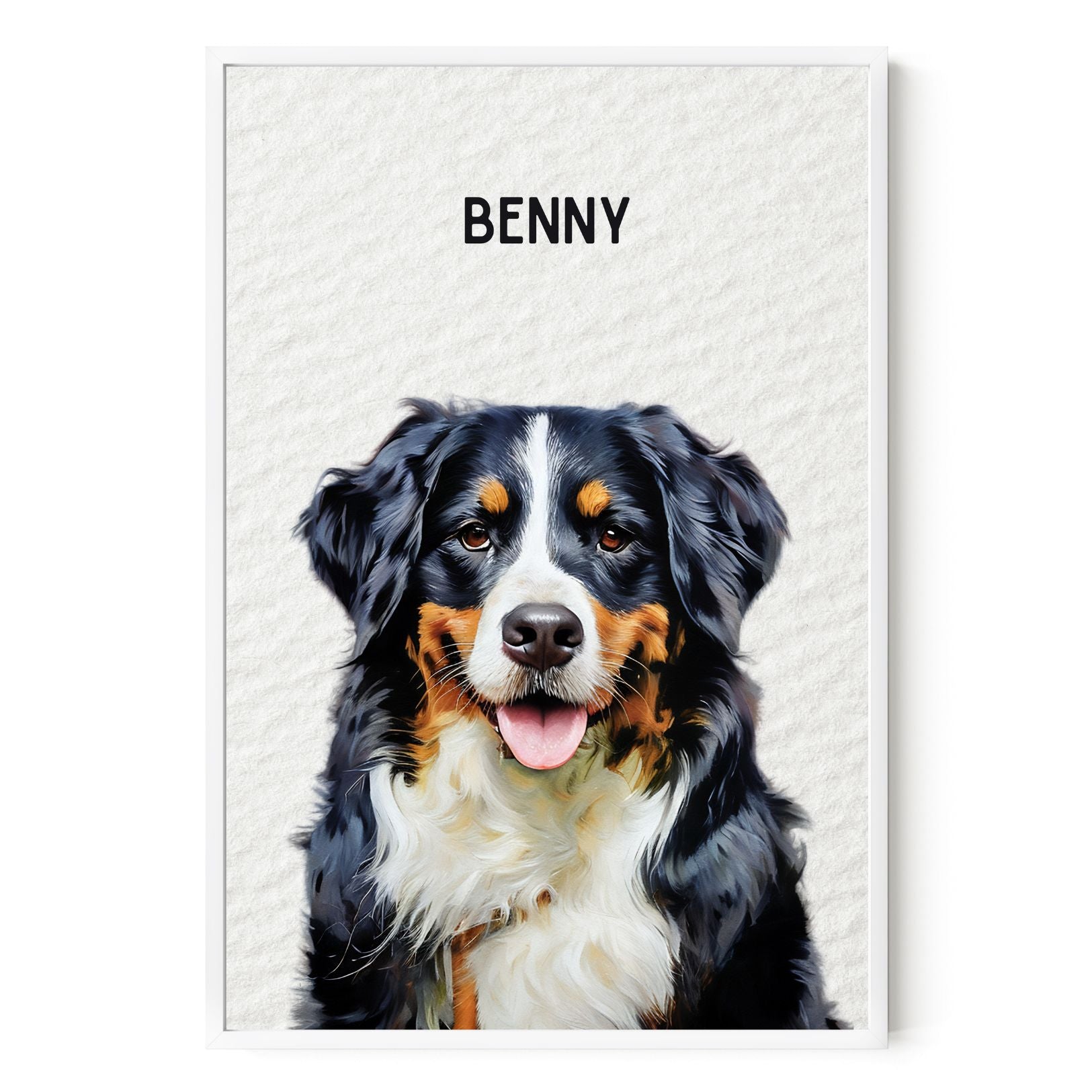 Modern Custom Pet Portrait - Texture Limited Edition Artelo
