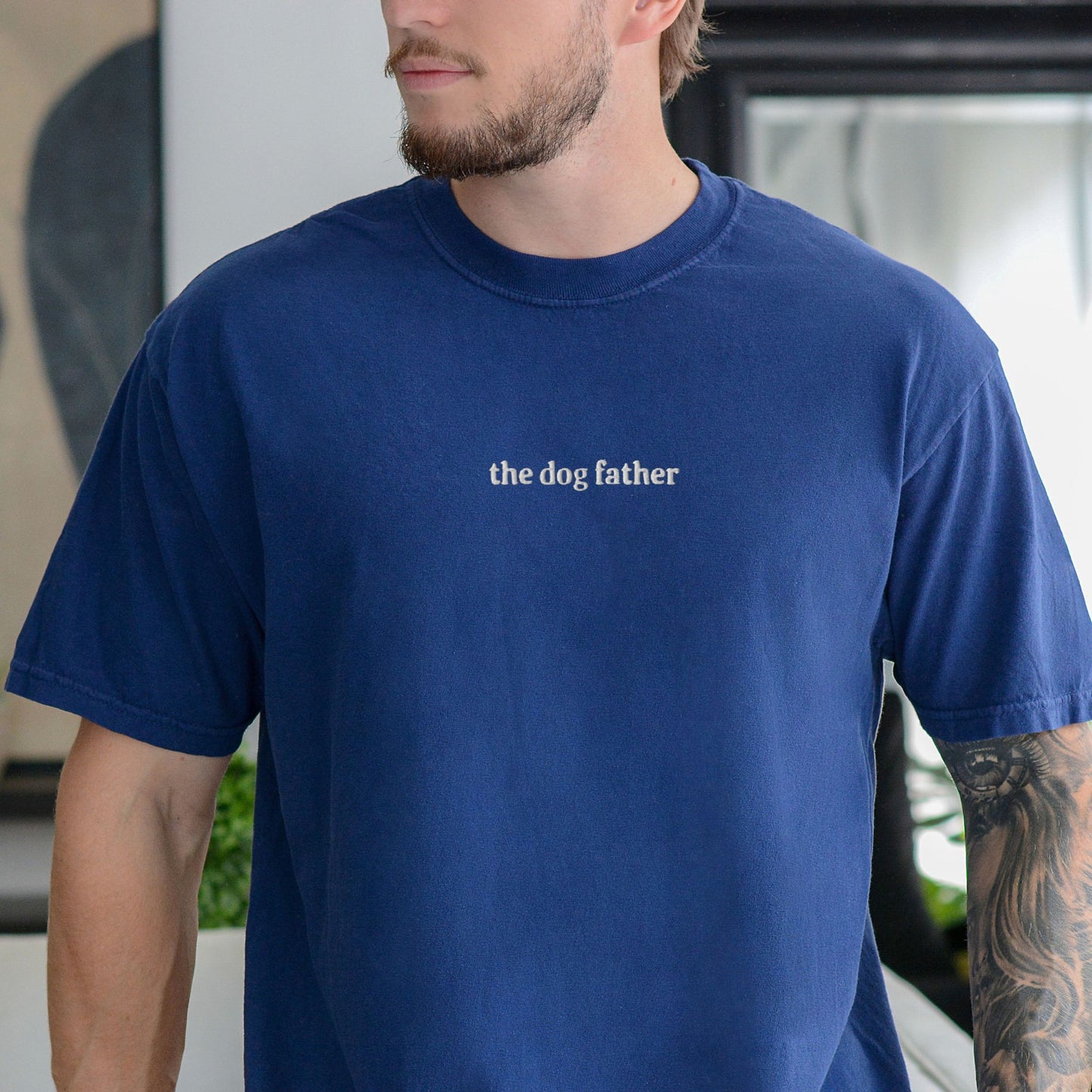 The Dog Father Embroidered Tee