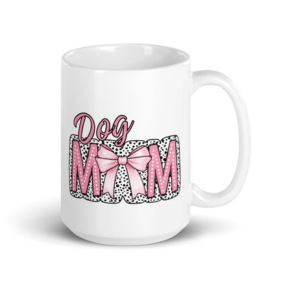 Dog Mom White Mug