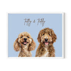 Multi Pet Custom Portrait - Two Pets Artelo